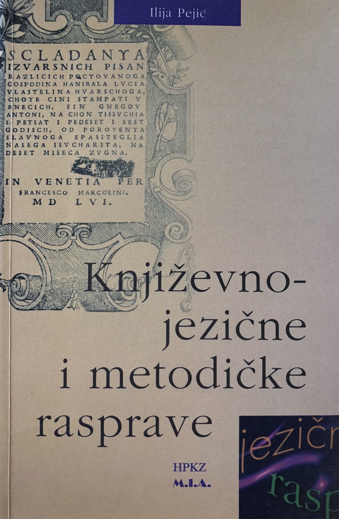 KNJIŽEVNO-JEZIČNE I METODIČKE RASPRAVE