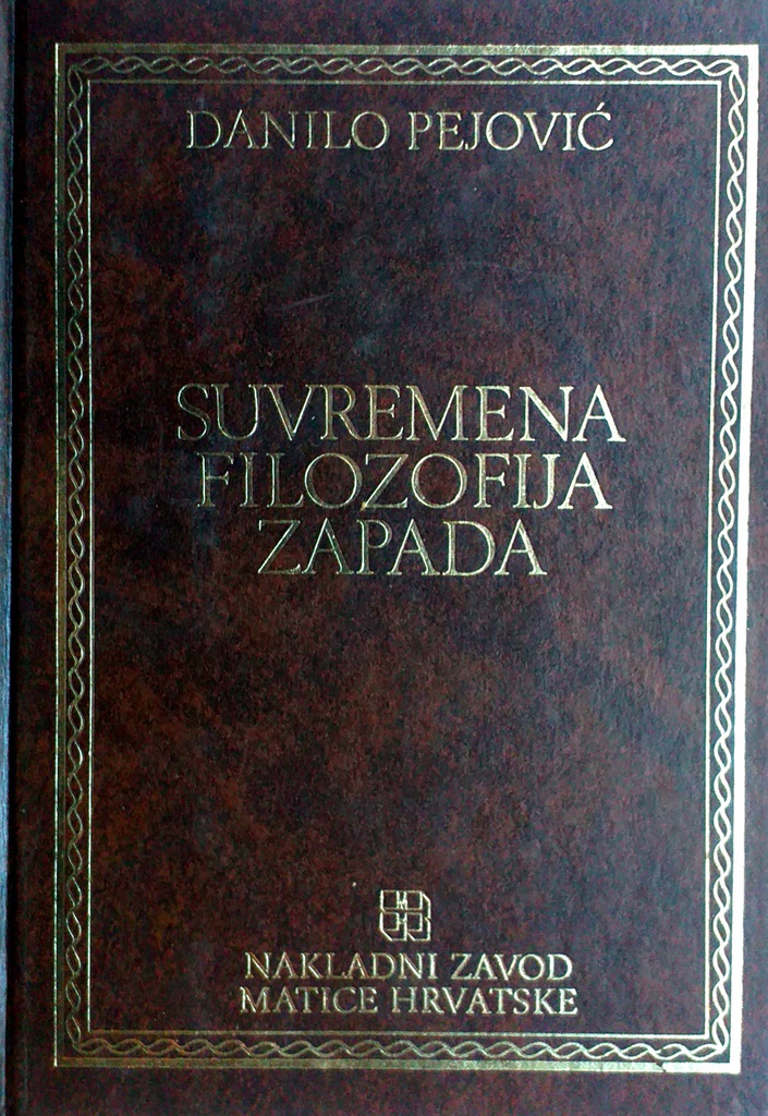 SUVREMENA FILOZOFIJA ZAPADA