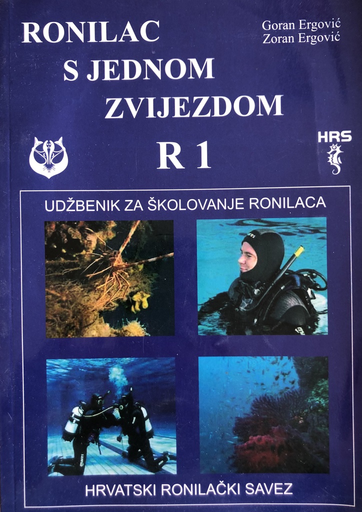 RONILAC S JEDNOM ZVIJEZDOM R1- UDŽBENIK ZA ŠKOLOVANJE RONILACA