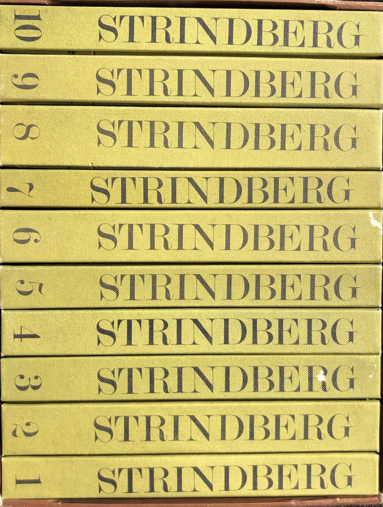 AUGUST STRINDBERG ODABRANA DJELA 1-10