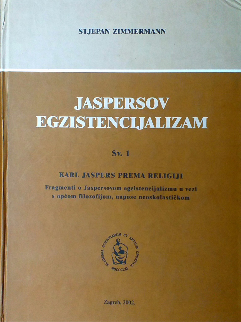 JASPERSOV EGZISTENCIJALIZAM SV. 1