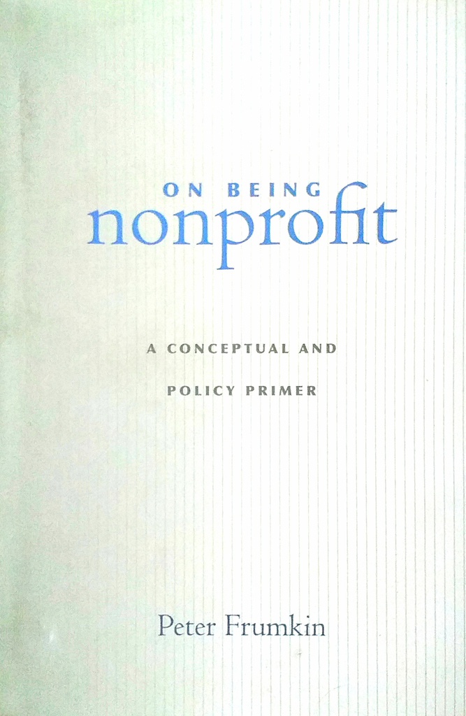 ON BEING NONPROFIT