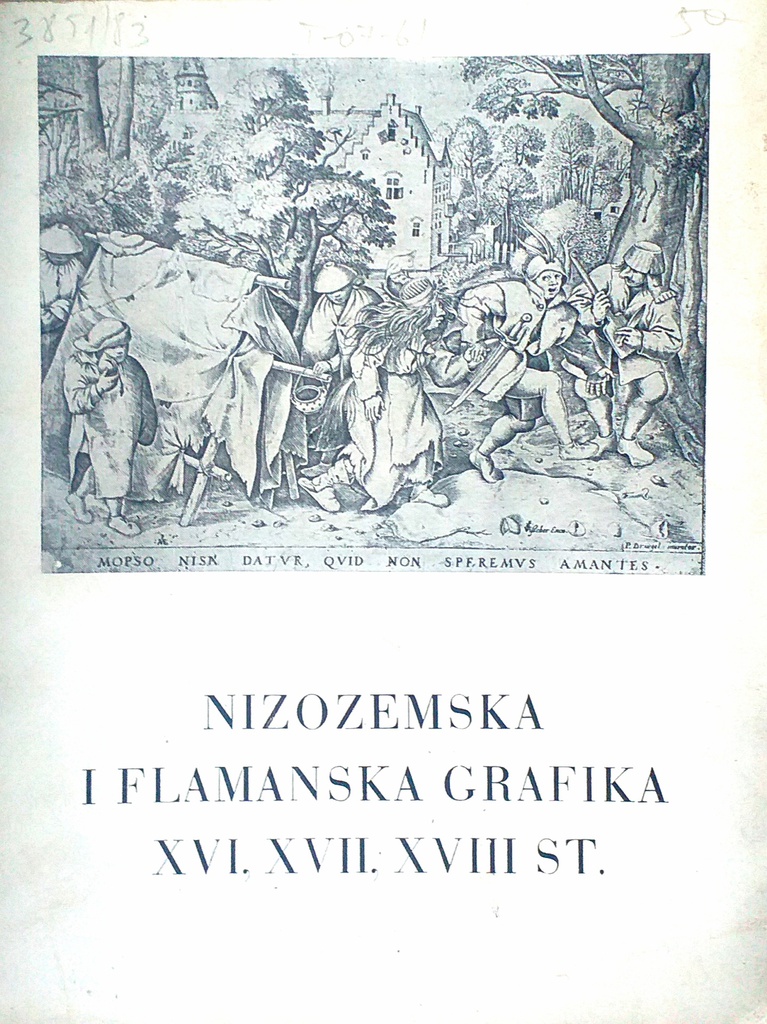 NIZOZEMSKA I FLAMANSKA GRAFIKA XVI, XVII, XVIII ST.