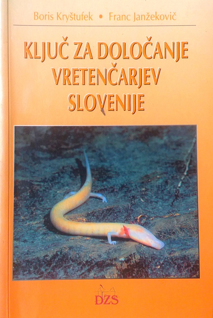 KLJUČ ZA DOLOČANJE VRETENČARJEV SLOVENIJE