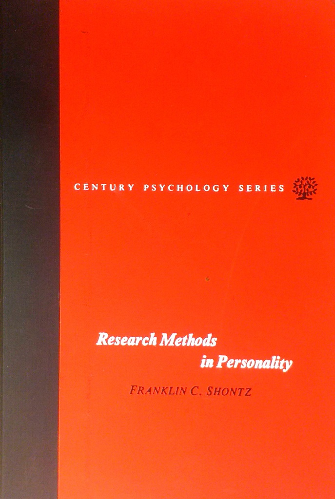 RESEARCH METHODS IN PERSONALITY