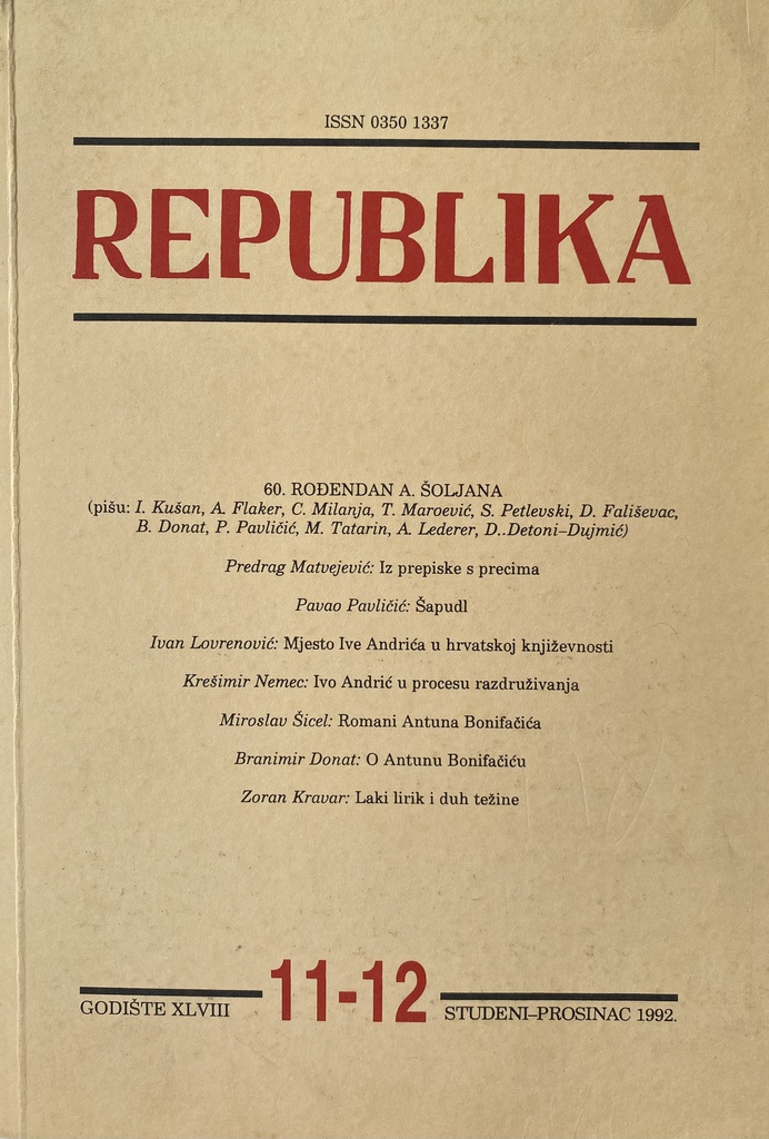 REPUBLIKA 11/12 - 1992.