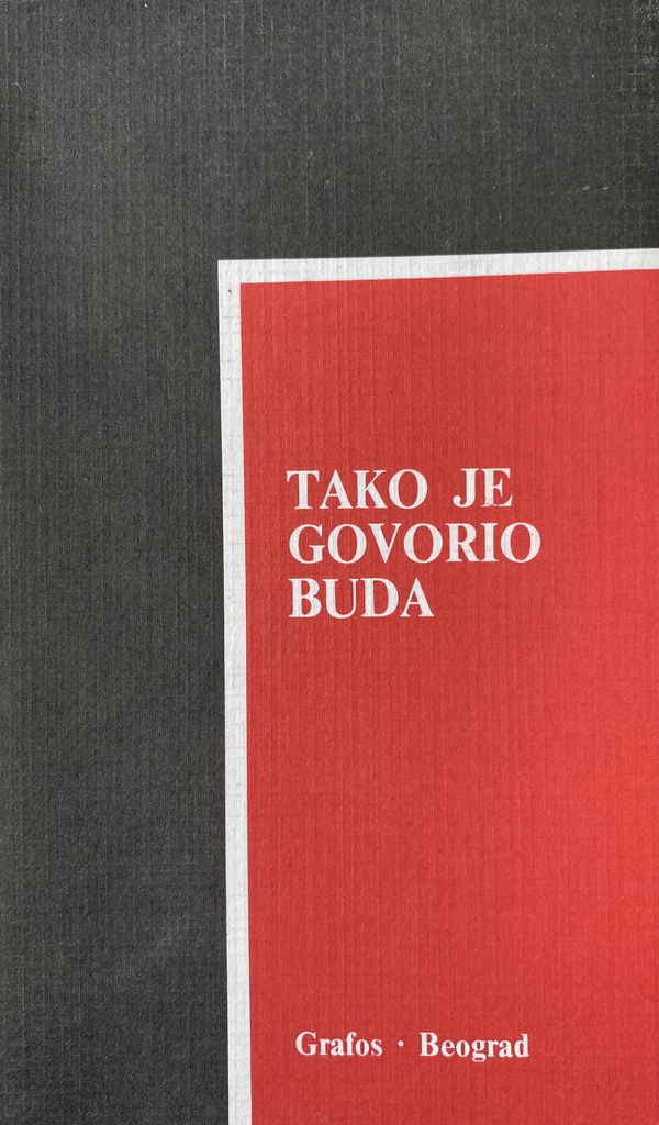 TAKO JE GOVORIO BUDA