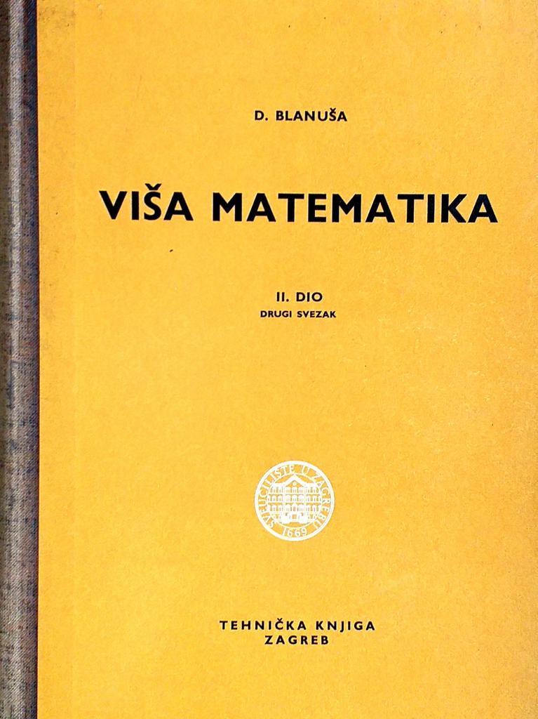 VIŠA MATEMATIKA II. DIO