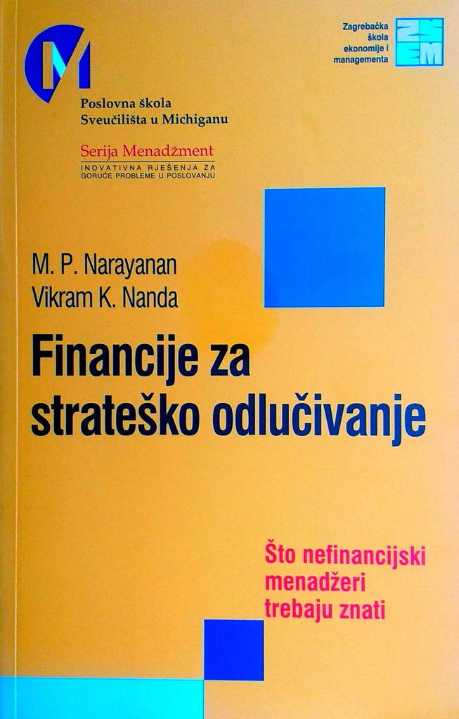 FINANCIJE ZA STRATEŠKO ODLUČIVANJE