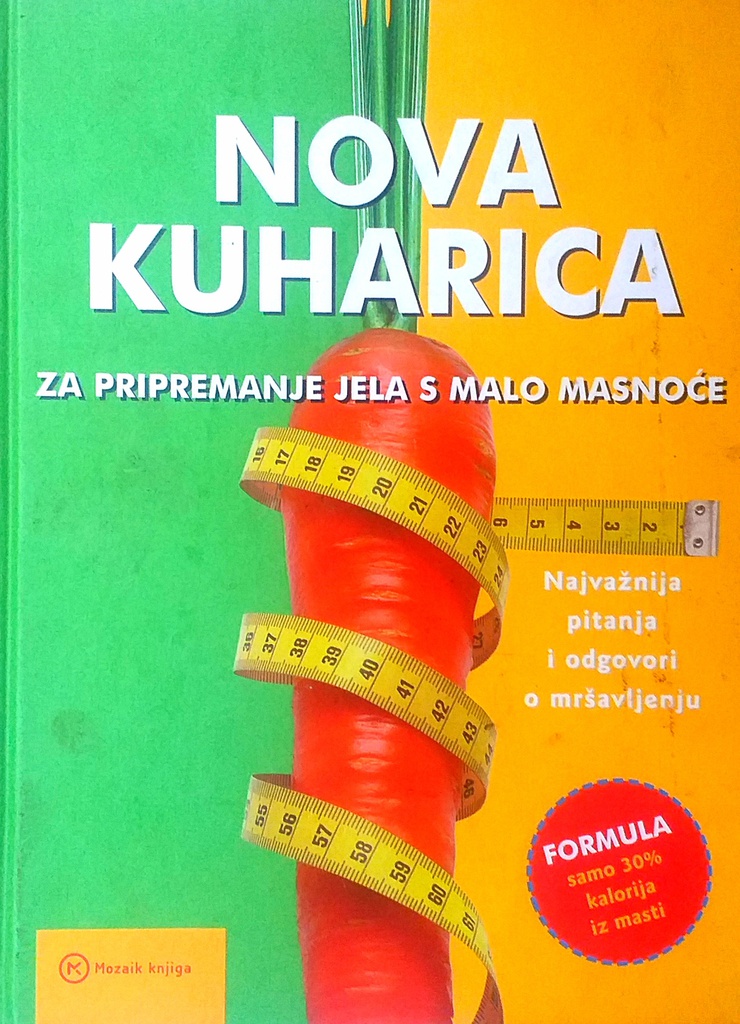 NOVA KUHARICA ZA PRIPREMANJE JELA S MALO MASNOĆE