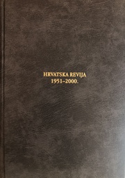 [A-07-2A] HRVATSKA REVIJA 1951-2000