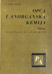 [A-11-5A] OPĆA I ANORGANSKA KEMIJA