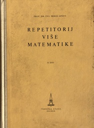 [A-12-2A] REPETITORIJ VIŠE MATEMATIKE II DIO