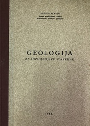 [A-13-2B] GEOLOGIJA ZA INŽINJERIJSKE STAREŠINE