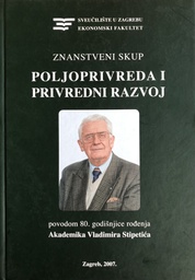 [B-01-1B] POLJOPRIVREDA I PRIVREDNI RAZVOJ