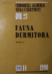 [O-01-7A] FAUNA DURMITORA - SVESKA 3