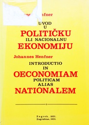 [GCL-6B] UVOD U POLITIČKU ILI NACIONALNU EKONOMIJU