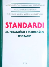 [O-01-1A] STANDARDI ZA PEDAGOŠKO I PSIHOLOŠKO TESTIRANJE