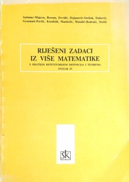 [B-09-2B] RIJEŠENI ZADACI IZ VIŠE MATEMATIKE