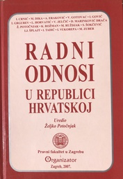 [O-B-4A] RADNI ODNOSI U REPUBLICI HRVATSKOJ