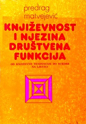 [B-09-3A] KNJIŽEVNOST I NJEZINA DRUŠTVENA FUNKCIJA