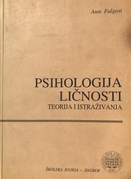 [O-B-3A] PSIHOLOGIJA LIČNOSTI