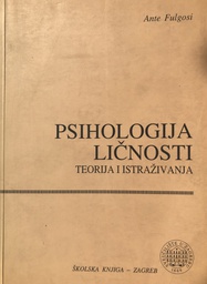 [O-B-3A] PSIHOLOGIJA LIČNOSTI