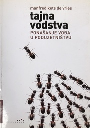 [C-01-6A] TAJNA VODSTVA - PONAŠANJE VOĐA U PODUZETNIŠTVU