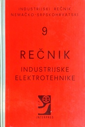 [C-03-5B] INDUSTRIJSKI REČNIK NEMAČKO-SRPSKOHRVATSKI 9