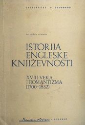 [C-04-4A] ISTORIJA ENGLESKE KNJIŽEVNOSTI