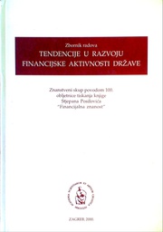 [C-10-6B] TENDENCIJE U RAZVOJU FINANCIJSKE AKTIVNOSTI DRŽAVE