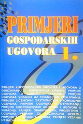 [C-07-6A] PRIMJERI GOSPODARSKIH UGOVORA 1.