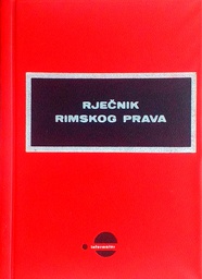 [C-08-3A] RJEČNIK RIMSKOG PRAVA