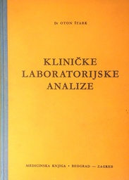 [C-09-5B] KLINIČKE LABORATORIJSKE ANALIZE