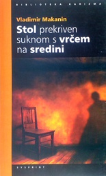 [C-12-5A] STOL PREKRIVEN SUKNOM S VRČEM NA SREDINI