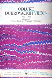 [D-01-3A] ODLUKE DUBROVAČKIH VIJEĆA 1390.-1392.