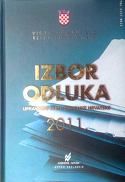 [D-05-3A] IZBOR ODLUKA 2011.