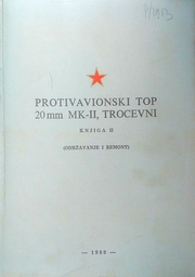 [D-06-2B] PROTIVAVIONSKI TOP 20MM MK-II, TROCEVNI KNJIGA II