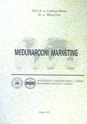 [D-08-3A] MEĐUNARODNI MARKETING