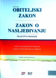 [D-08-5A] OBITELJSKI ZAKON - ZAKON O NASLJEĐIVANJU