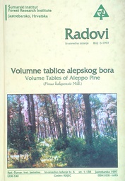 [D-08-6A] VOLUMNE TABLICE ALEPSKOG BORA