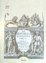 [D-10-3B] DE REPVBLICA ECCLESIASTICA LIBRI X. III.-IV.