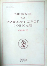 [D-11-6B] ZBORNIK ZA NARODNI ŽIVOT I OBIČAJE KNJIGA 53