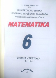 [D-11-1A] MATEMATIKA 6 - 1. DIO ZBIRKA TESTOVA