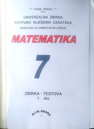 [D-11-1A] MATEMATIKA 7 - 1. DIO ZBIRKA TESTOVA