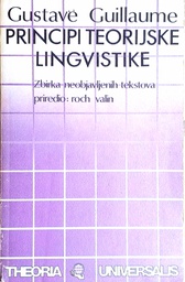 [D-20-5A] PRINCIPI TEORIJSKE LINGVISTIKE