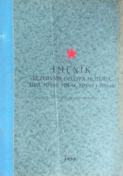[D-15-1A] IMENIK REZERVNIH DELOVA MOTORA TIPA MM-12, MM-14, MM-15, MM-16