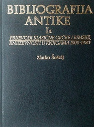 [GN-02-6B] BIBLIOGRAFIJA ANTIKE Ia