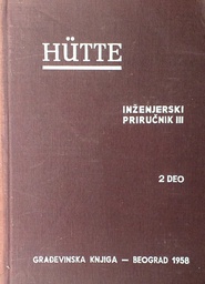 [C-11-6A] HUTTE INŽENJERSKI PRIRUČNIK III 1-2 DEO