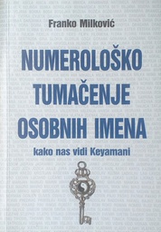 [C-13-4A] NUMEROLOŠKO TUMAČENJE OSOBNIH IMENA